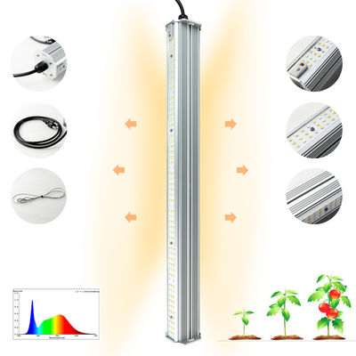 ποιότητας  4 Feet Professional Double Sided Light Full Spectrum Waterproof LED Hydroponic Tube Grow Light Bar εργοστάσιο